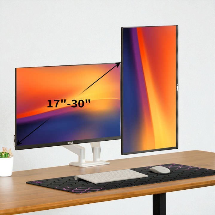 Support d’écran double