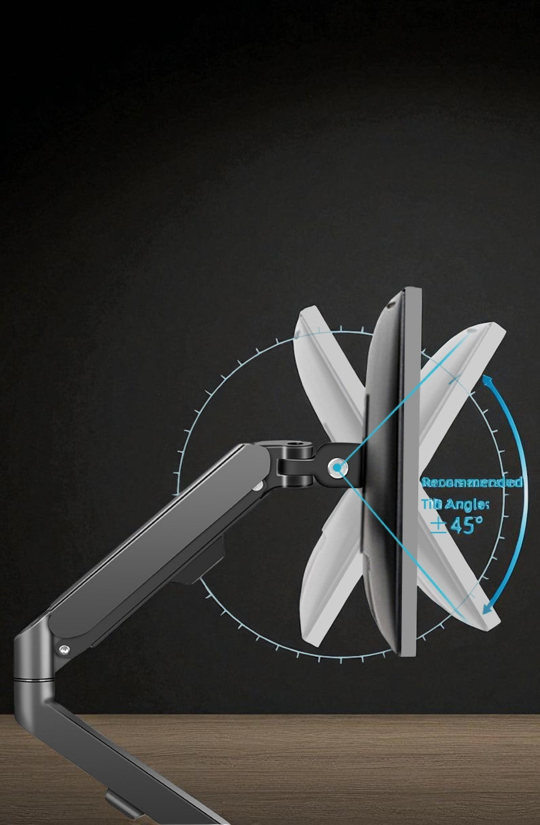 Support d’écran double